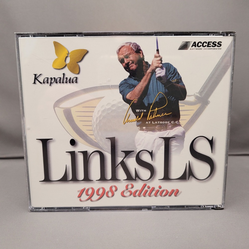 Links LS 1998‎ Edition Arnold Palmer (PC CD-ROM, 1997) 4-Disc Set